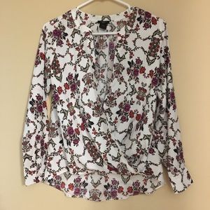 Ann Taylor floral blouse